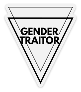 Gender Traitor Triangle Sticker